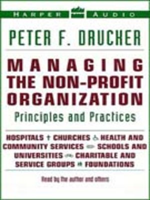 cover image of Managing the Nonprofit Organization